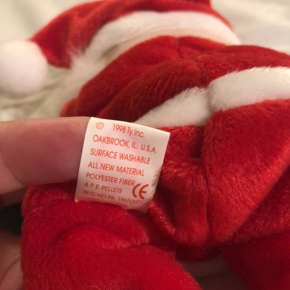 “Santa” Ty Beanie Baby, Red Santa, Vintage Collectible, #3 out of 4 - Picture 12 of 13
